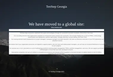 Screenshot of tenstep.ge