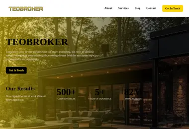 Скриншот teobroker.ge