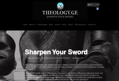 Screenshot of teologia.ge