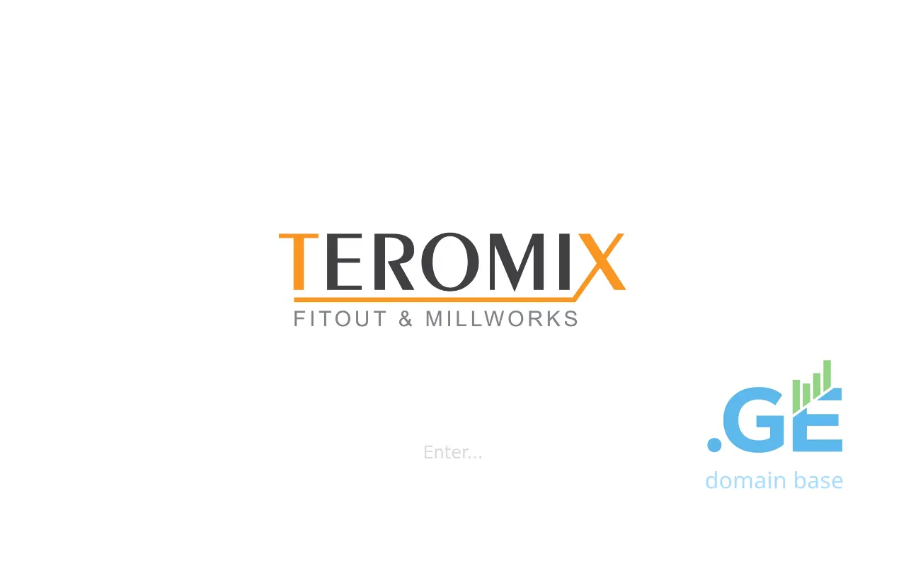Screenshot of the site teromix.ge