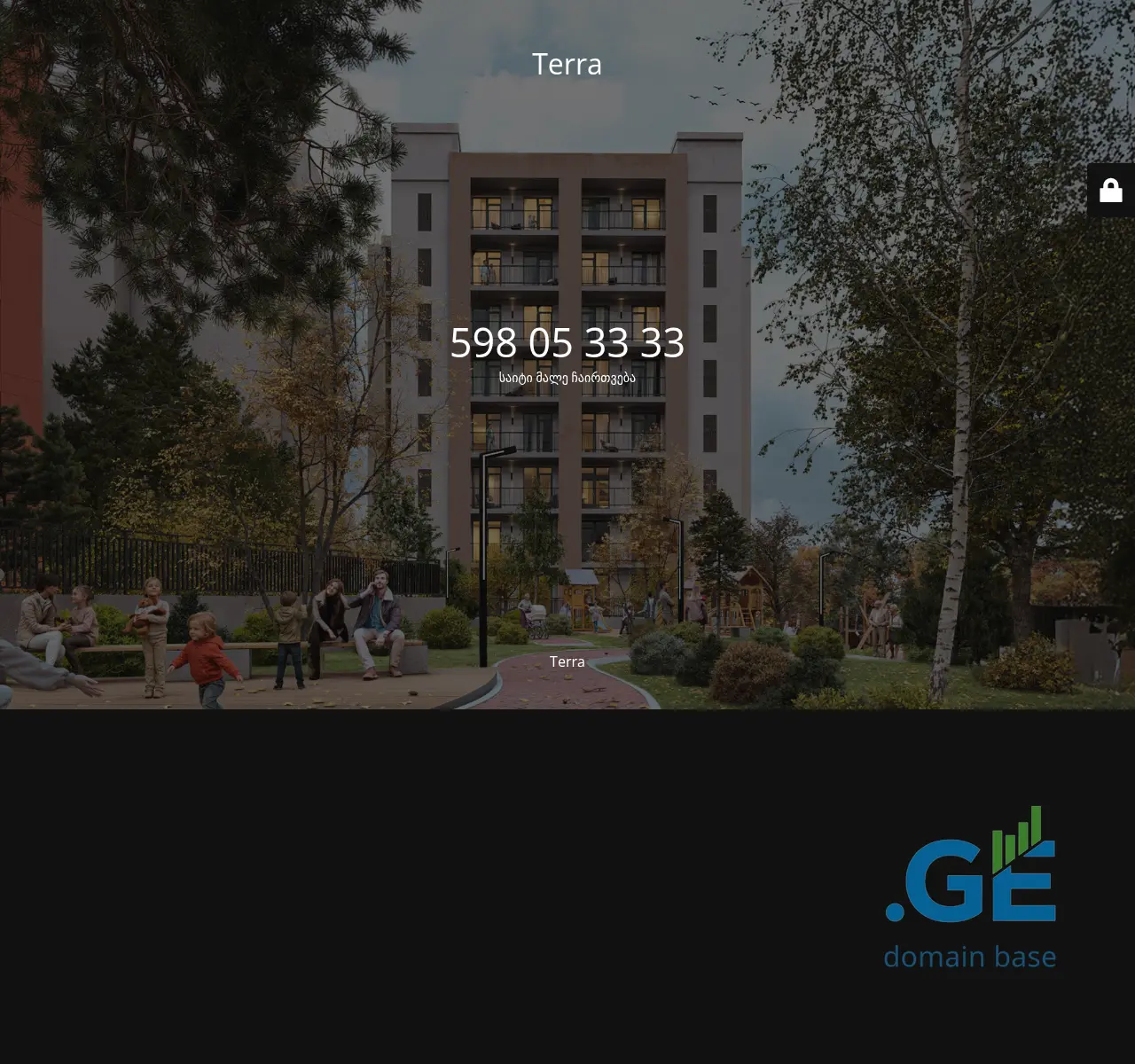 Screenshot of the site terragroup.ge at 2025-11-05