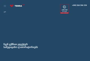 Скриншот terralab.ge
