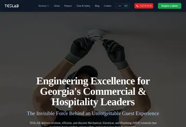 Screenshot of teslab.ge