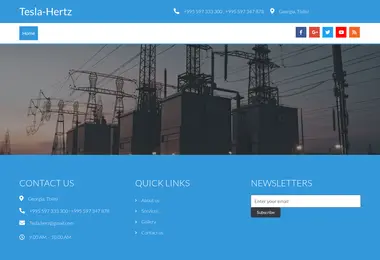 Screenshot of teslahertz.ge