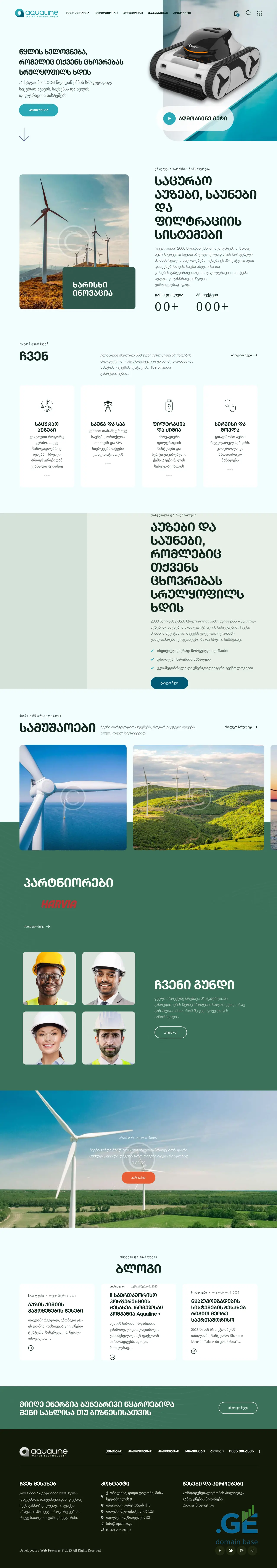Screenshot of the site testweb.ge