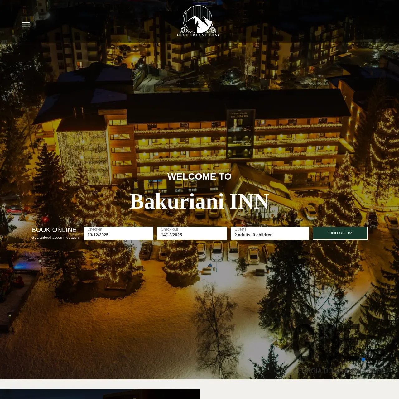 Screenshot of the site testweb1.ge at 2025-12-13
