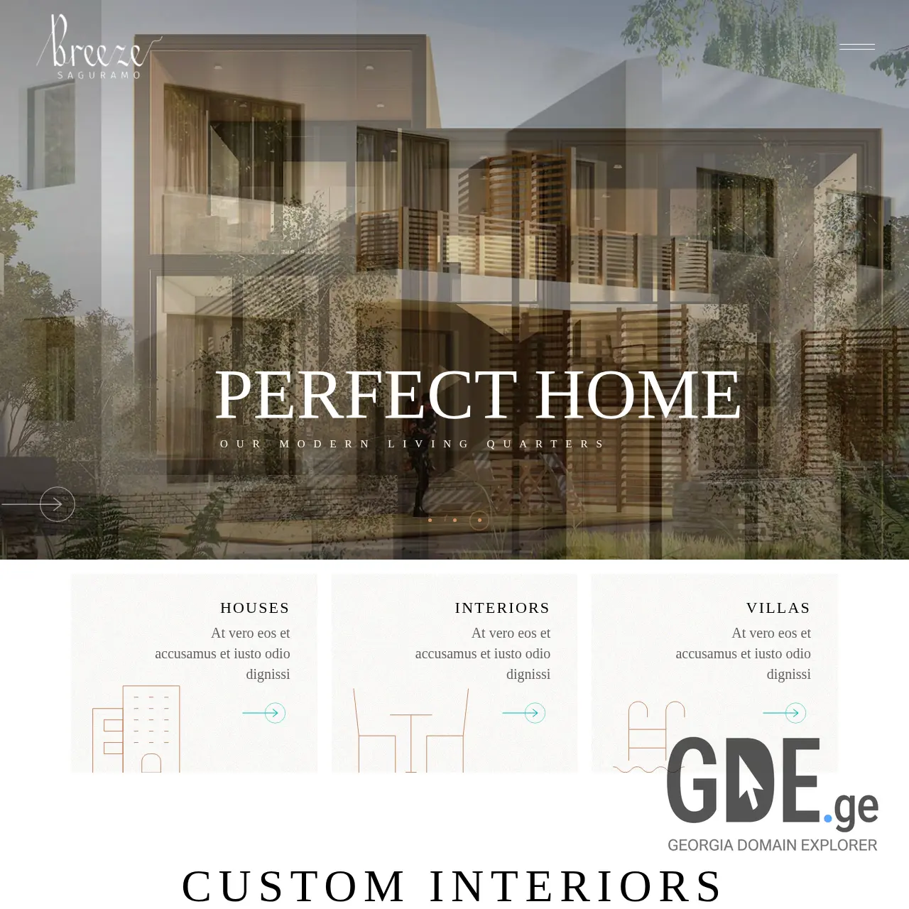 Screenshot of the site testweb3.ge at 2025-12-13