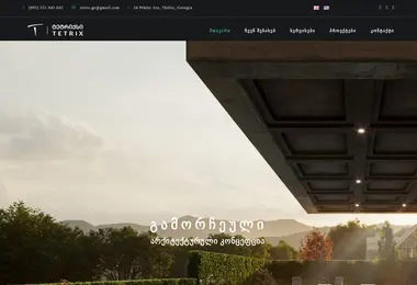 Screenshot of tetrix.ge
