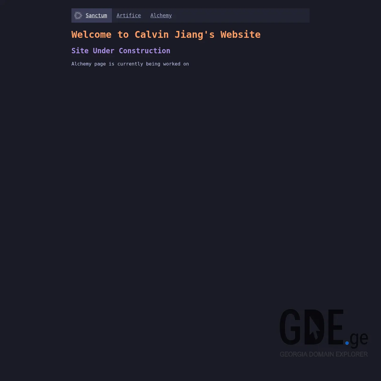 Screenshot of the site thaumatur.ge at 2025-12-13