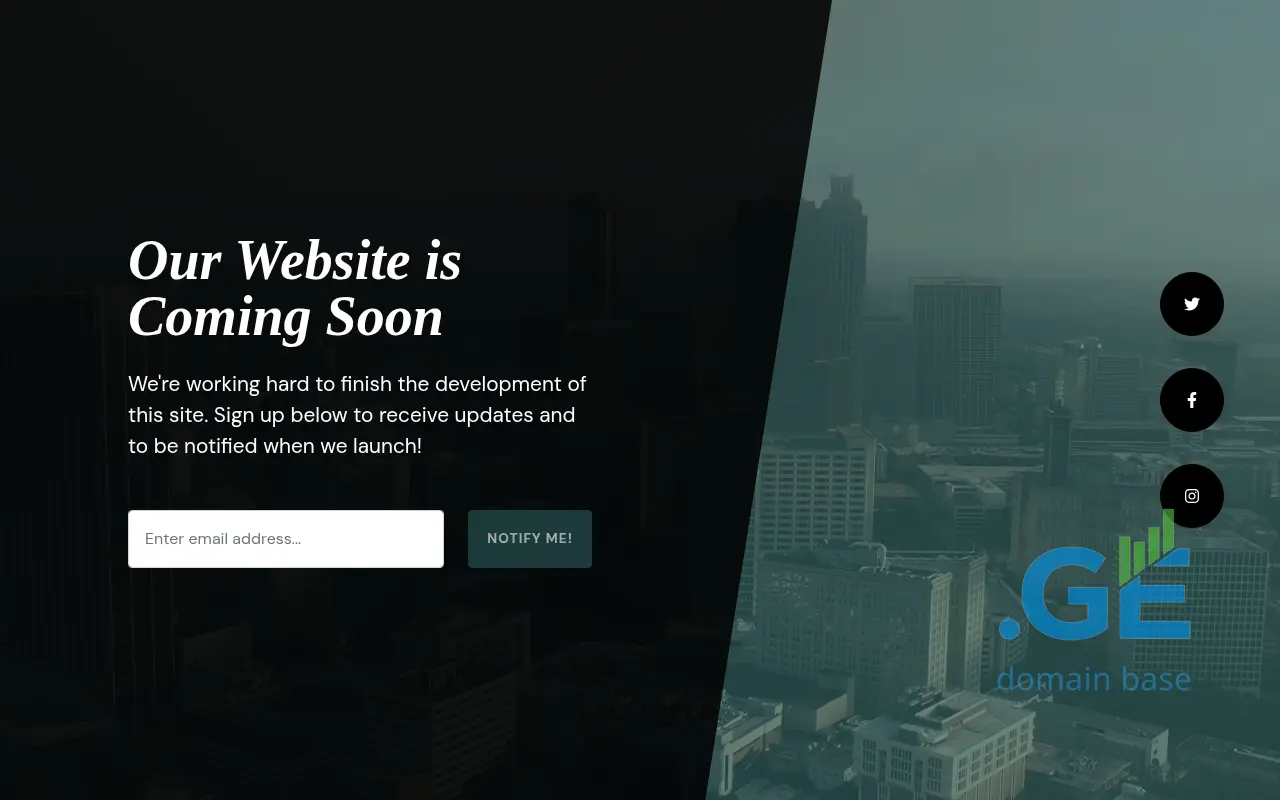 Screenshot of the site thc.ge
