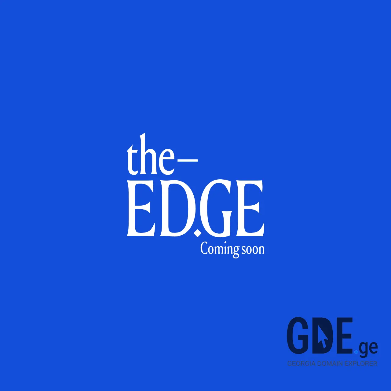 Screenshot of the site the-ed.ge at 2025-12-15