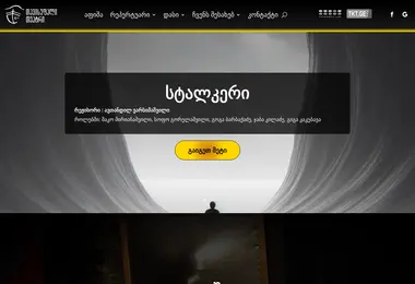 Screenshot of theatre.ge