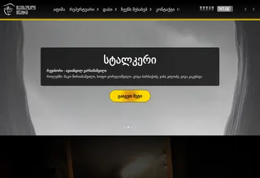 Screenshot of theatre.ge