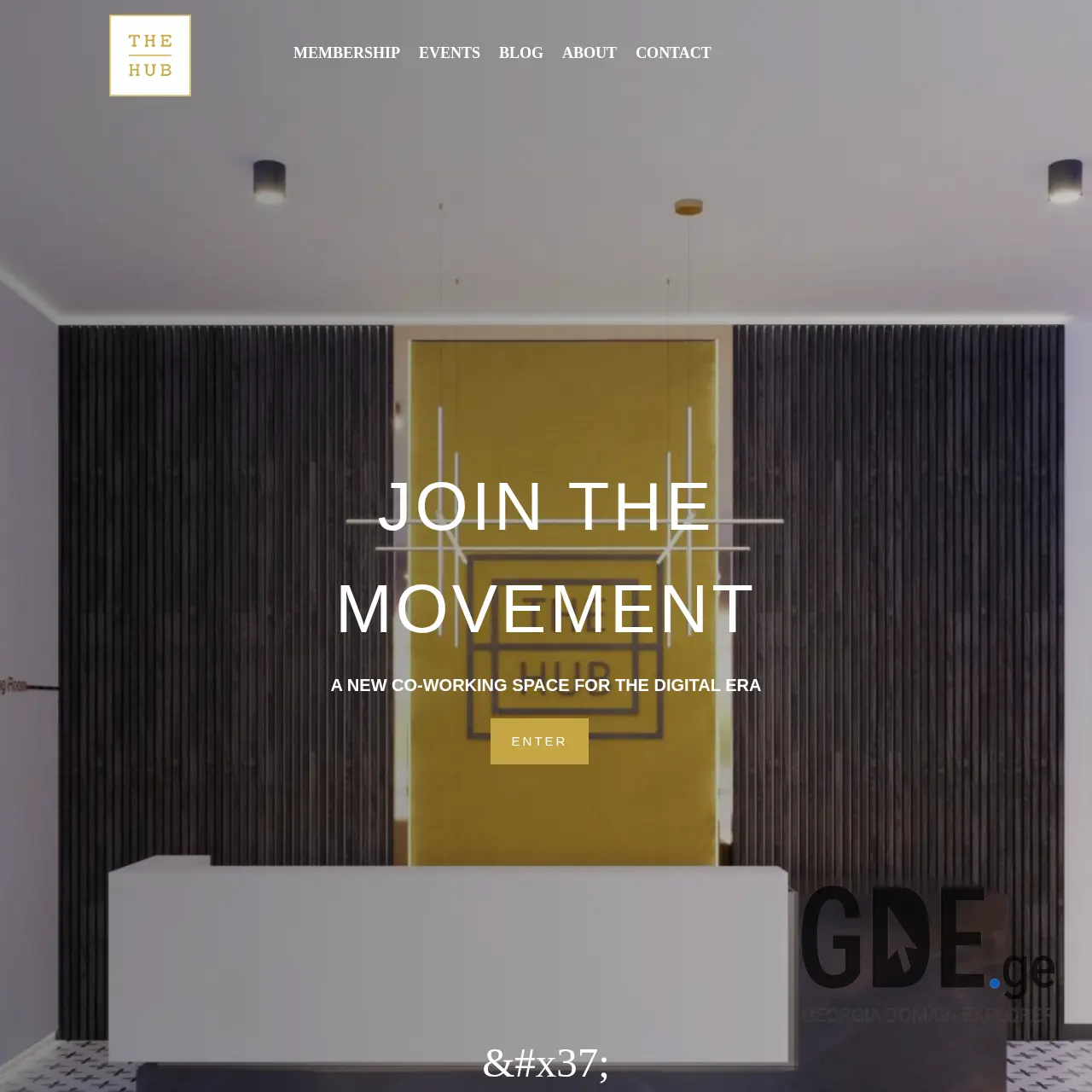 Screenshot of the site thehub.ge at 2025-12-13