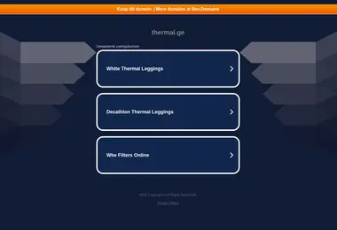 Скриншот thermal.ge