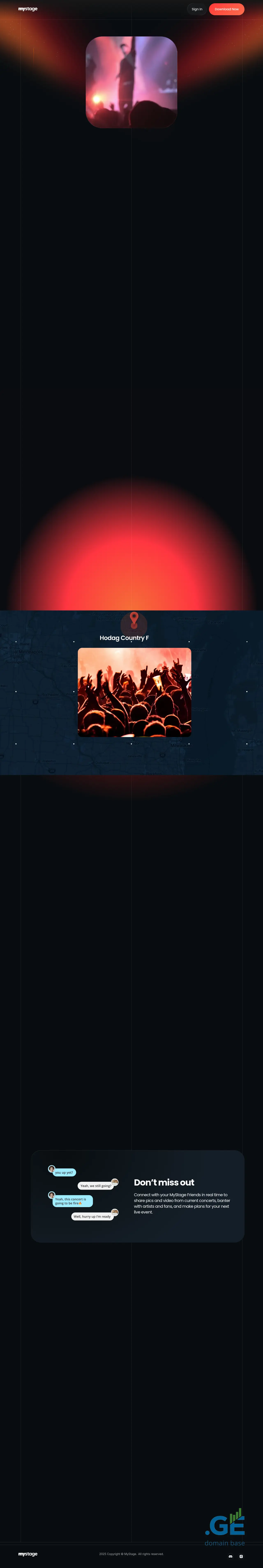Screenshot of the site thesta.ge