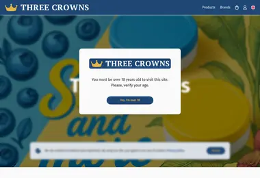 Screenshot of threecrowns.ge