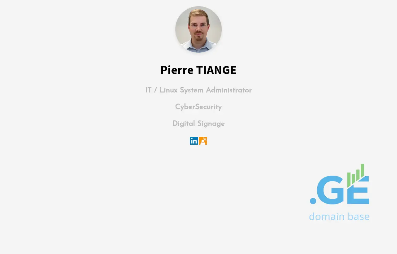 Screenshot of the site tian.ge