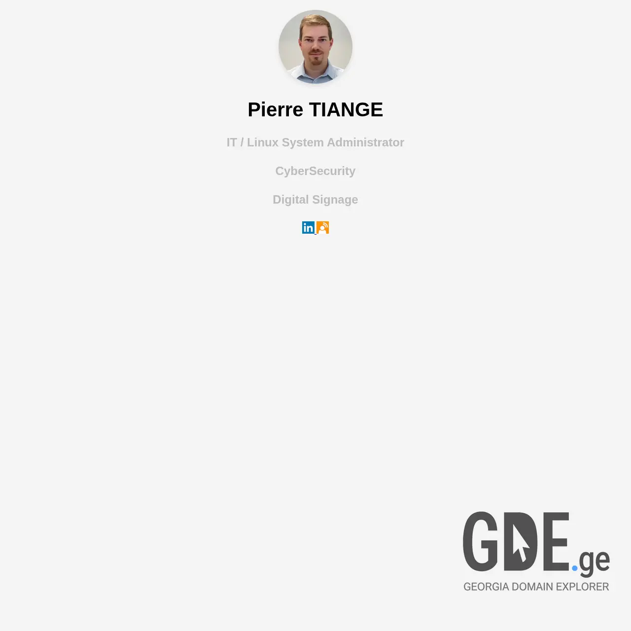 Screenshot of the site tian.ge at 2025-12-12