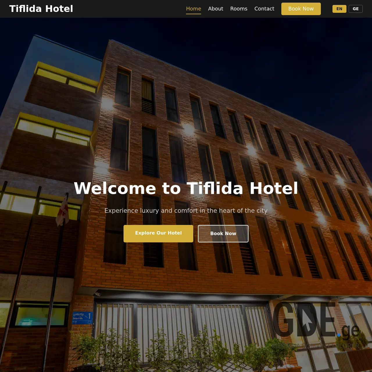 Screenshot of the site tiflida.ge at 2026-01-31