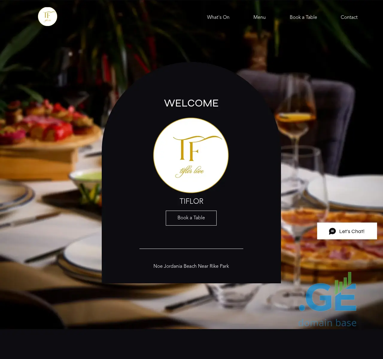 Screenshot of the site tiflor.ge at 2025-11-13