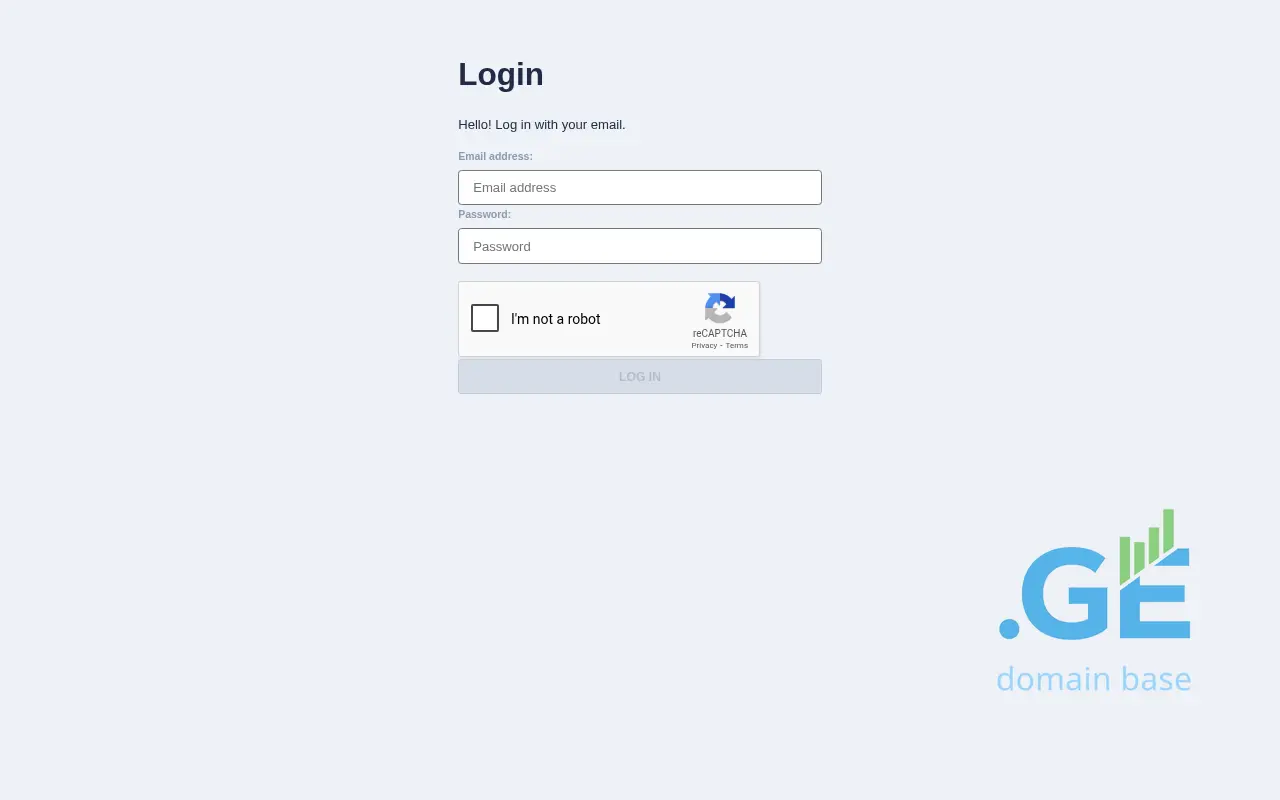 Screenshot of the site tigoffice.ge