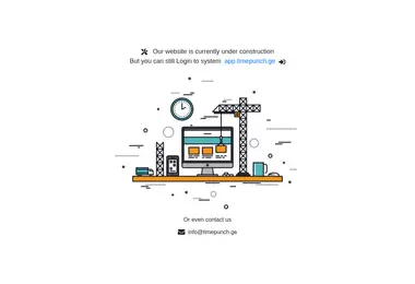 Screenshot of timepunch.ge