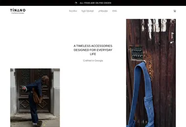 Screenshot of tinano.ge