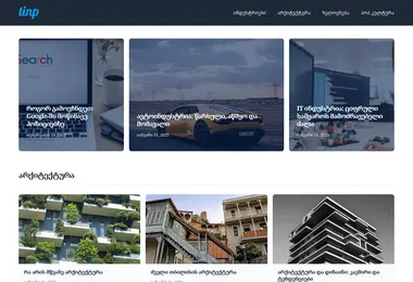 Screenshot of tinp.ge