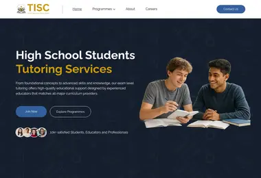 Screenshot of tisc.ge