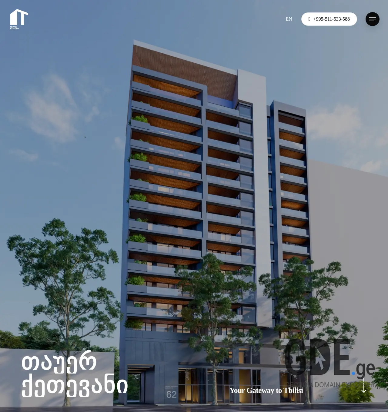 Screenshot of the site tk.ge at 2025-11-30