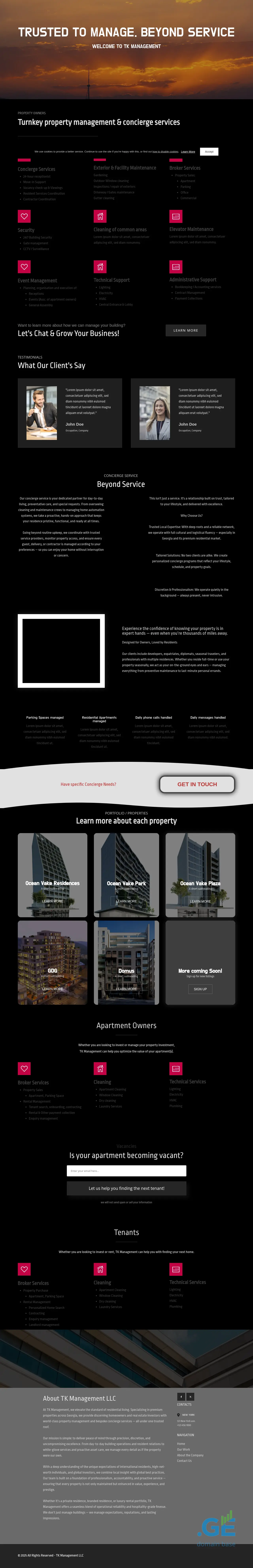 Screenshot of the site tkm.ge