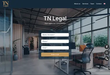 Screenshot of tnlegal.ge