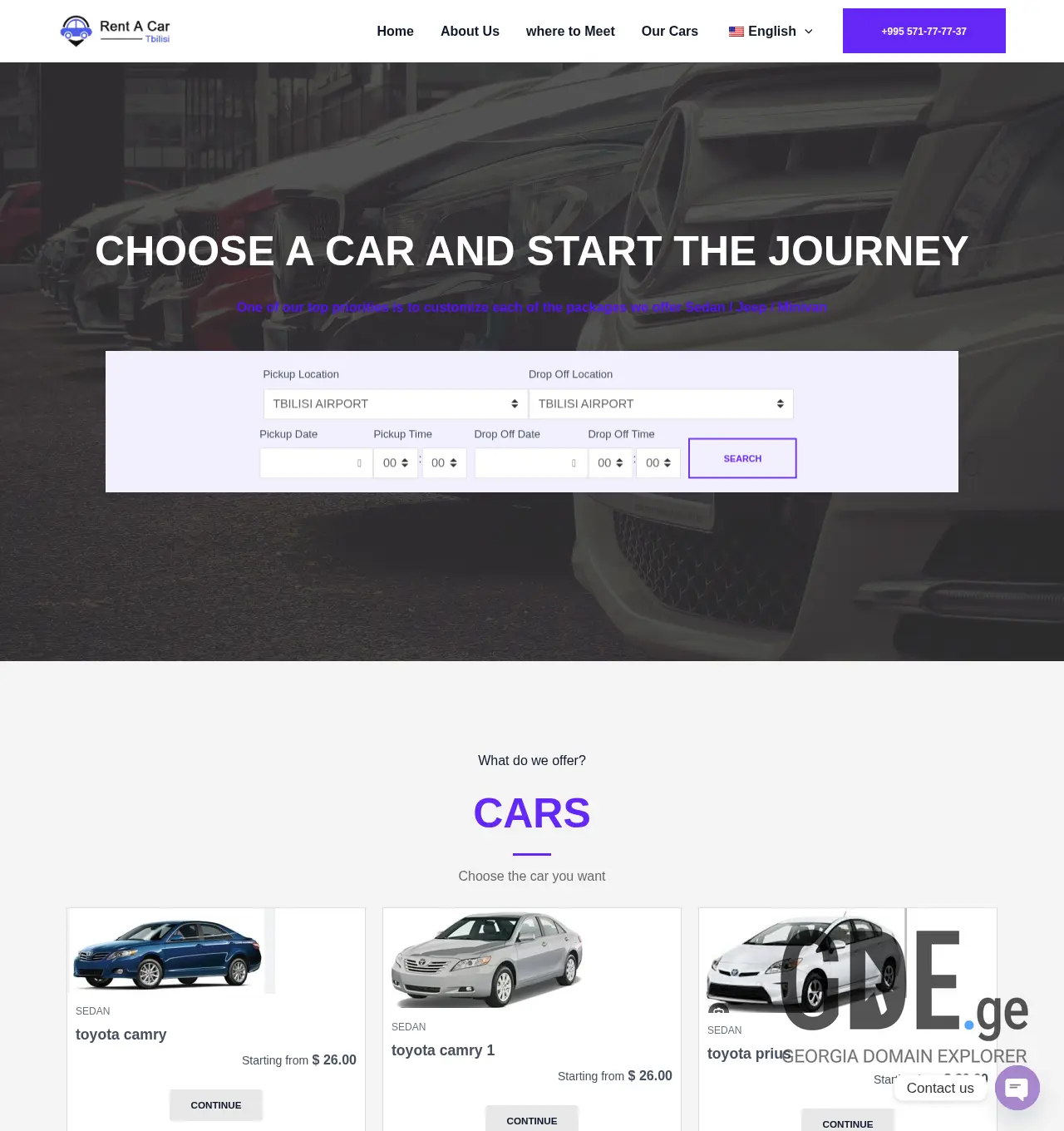 Screenshot of the site tofu.ge at 2025-12-03