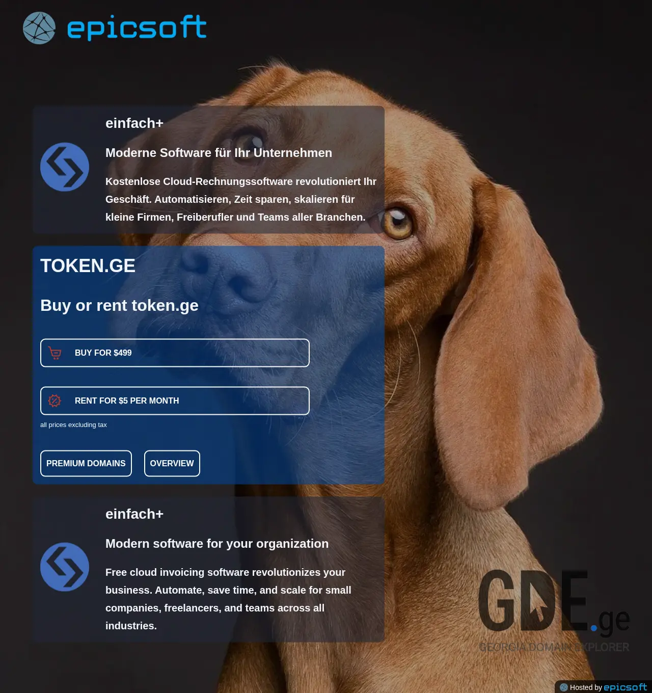 Screenshot of the site token.ge at 2025-12-03