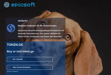 Screenshot of token.ge