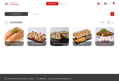 Screenshot of tokyohousebatumi.ge
