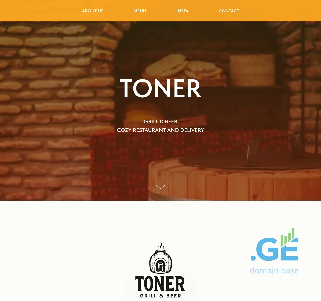 Screenshot of the site tonerbar.ge