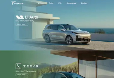 Screenshot of topevs.ge