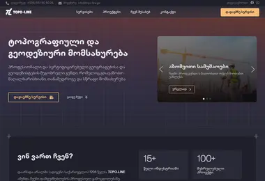Screenshot of topo-line.ge