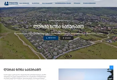 Screenshot of topos.ge