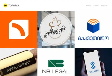 Скриншот topuria.ge