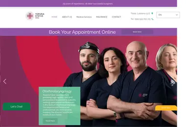 topuriaclinic.ge-ის ეკრანის სურათი