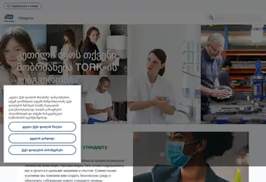 Screenshot of tork.ge