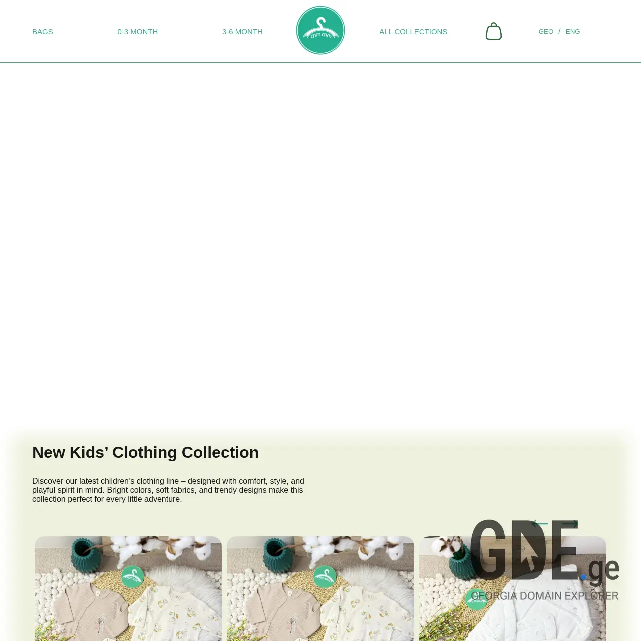 Screenshot of the site totonewborn.ge at 2026-02-19