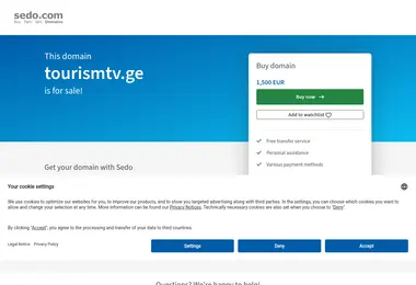 Screenshot of tourismtv.ge