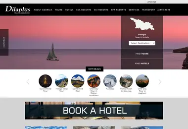 Screenshot of tourist.ge