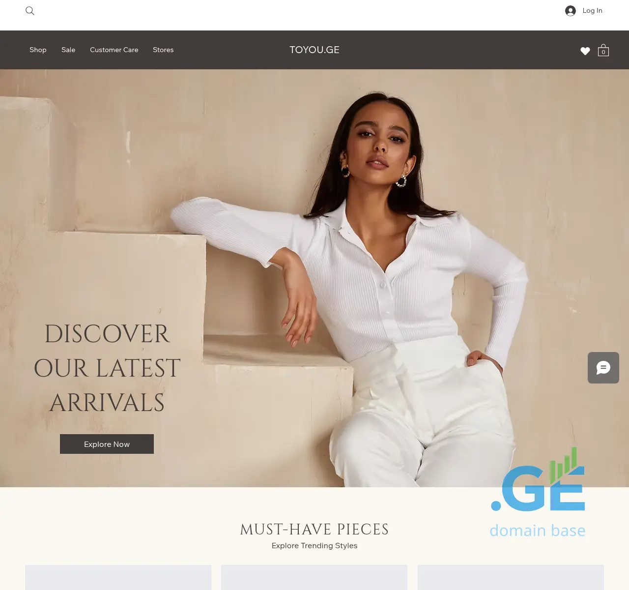 Screenshot of the site toyou.ge at 2025-11-02