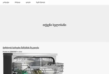 Screenshot of tqvenixelosani.ge