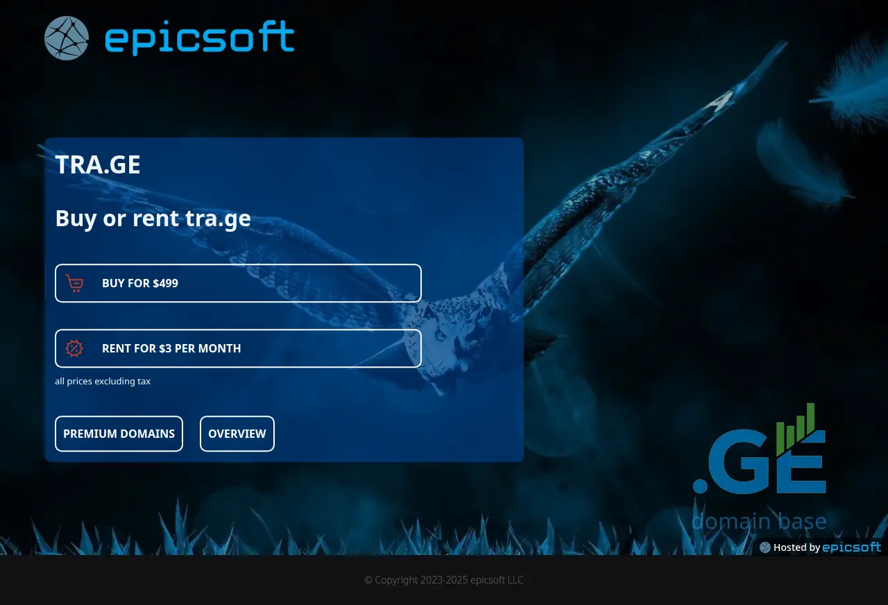 Screenshot of the site tra.ge